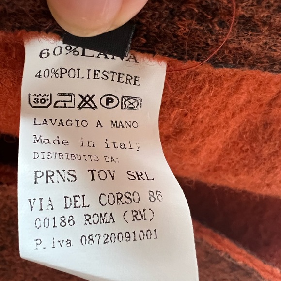 Men Italian wool jacket size s/m - Picture 3 of 3